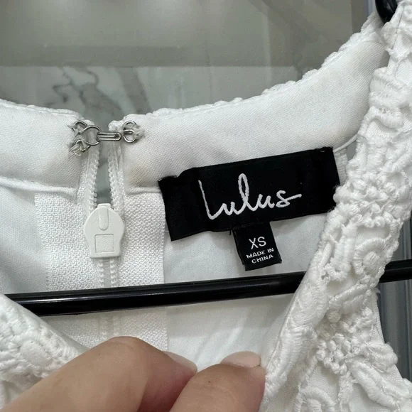 Lulus Love Poem White Lace Mini Dress - Picture 5 of 7